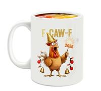 Taza de café de Navidad - Taza de café de cerámica con diseño de pollito - Taza de café de Navidad de cerámica, para hombres, adolescentes, niños, , madre, dama, cocina, vacaciones, granja, bar
