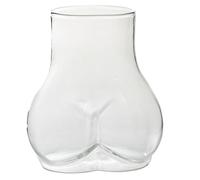 Taza de café de para , vaso transparente de 11 cm de alto con mejillas en forma, cóctel creativo, whisky, accesorios para bebidas para jugos y té