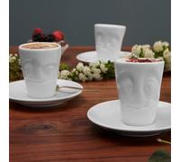 Taza de café de porcelana con mensaje"Mood Espresso"