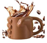 Taza De Café De Puño De Novedad - Taza De Té De Leche De Cerámica 3D | Tañas De Café Frescas Para Hombres | FIST NOVITY COAD TAPS TEA CUP | Decoraciones Para El Hogar Bebidas Cerámicas Reutilizables P