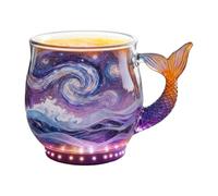 Taza de café de sirenas | Bebidas calientes y frías para todas las estaciones - Taza de café 3D de cola de - Para té, vino, leche, agua, cerveza, hogar, camping, dormitorio, hotel