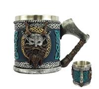 Taza de café de viaje, tazas de cerveza para hombre | Taza de té de acero inoxidable de 450 ml - de té de gran capacidad, taza de café de viaje para reuniones familiares, fiestas de amic