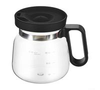 Taza de café de vidrio de 16 onzas con diseño resistente al calor, tapa de viaje y popote para un manejo seguro y prevención de derrames, adecuada para beber café o té a diario (1)