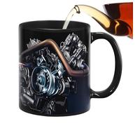 Taza De Café Del Motor: Capacidad De 350 Ml, Diseño Mecánico, Taza De Escritorio | De Café Divertida Con Gran Volumen Para La Oficina Materiales De Calidad Para El Hogar Amantes Del Caffé Men
