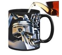 Taza De Café Del Motor: Capacidad De 350 Ml, Diseño Mecánico, Taza De Escritorio | De Café Divertida Con Gran Volumen Para La Oficina Materiales De Calidad Para El Hogar Amantes Del Caffé Men