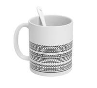 Taza de café divertida con mensaje oculto de cerámica Fuck This Shit, regalo creativo original de cerámica para los amantes del café, taza humorística única para Erwac