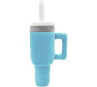 Taza de café duradera para mascotas - Peluche masticable cachorro Dentición Mordedura de mascota Cepillo de dientes suave chirriante para el cuidado bucal Limpieza de dientes del estrés