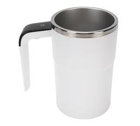 Taza de café egoísta recargable, taza de mezcla eléctrica de 380 ml con taza de agitación automática magnética de temperatura LCD con carga USB C para tomar té de café