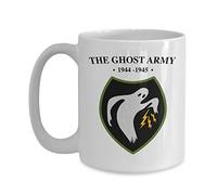 Taza De Café El Ejército Fantasma 1944-1945 Segunda Guerra Mundial Con Asa Taza Café Diseño Mug Coffee Para Leche Té Recuerdos