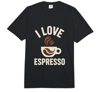Taza de café Espresso I Love para Amantes de la cafeína Comfort Colors Adult Heavyweight T-Shirt