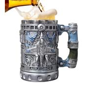 Taza de café fresca | Vasos estéticos de diseño de soldados,tazas de café de acero inoxidable de gran volumen con patrón grabado de avión tazas frescas | Para mujeres, hombres, niños, padres, abuelos
