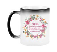 Taza de café genérica - 9,5 x 8 cm - Taza cerámica mamá Humor | 300 ml | Té resistente al calor | Regalo para el Día de la Madre Taza Térmica Cambiante Mamá Hijo Hija | Tazas Originales