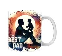 Taza de café genérica Best Dad Ever - Taza de cerámica para bebidas calientes | Capacidad 350 Ml - Diseño Ergonómico - Regalo del Día del Padre para Papá, Salón, Oficina o Comedor