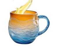 Taza de café genérica | Cappuccino Cup | Resuable Insulated Dishwasher Safe Stainless Steel Coffeee Cups | Heat Resistant Glass Mug for C0ffee Tea Milk Juice Breakfast, Lunch, Brunch