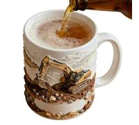 Taza de café genérica de cerámica - Taza de café 3D con mango para té de leche espresso Office Home Travel Cute Design Gift For Kids Adults Evening