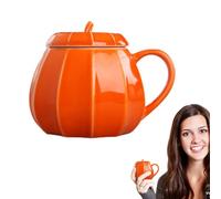 Taza de café genérica, taza de café en forma de, contenedor de cerámica para otoño acción de gracia cumpleaños decoración comensales