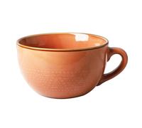 Taza de café grande, taza de cerámica de 700 ml, cuencos de cereales de porcelana con asa, taza de té, cereales, ensalada, tazón, regalo, taza de café (B)