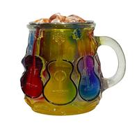 Taza De Café Guitarra | Taza Con Decoración Artística De Guitarra | Taza Para Guitarristas Profesores Coleccionistas - Uso Diario Hogar Viajes Regalos Cumpleaños Retiro