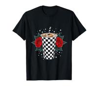 Taza de café Helado con Rosas Camiseta