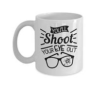 Taza De Café Historia De Navidad: Ralphie, Te Dejará Sin Ojos Vintage Taza Resistente Mug Para Espresso Amiga Decorar