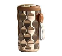 Taza de café inteligente, taza de café de viaje aislada al vacío de acero inoxidable con indicador de temperatura, tazas de café grandes para agencia de viajes grandes para mujeres (D, talla única)