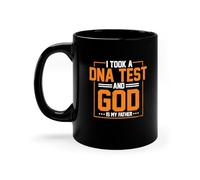 Taza De Café J'Ai Fait Un Test Adn. Dieu Est Mon Père. Minimalista Taza Te Colorido Mug Coffee Para Recuerdos Té Decorar