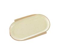 Taza de café japonesa de cerámica gruesa con plato de postre de chocolate, 10.5 pulgadas