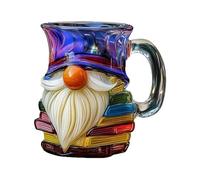 Taza de café - Libro enano 3D pintado a mano taza de cerámica divertida taza de té | Bebidas para familia y amigos, cumpleaños, uso doméstico, viajes, al aire libre, oficina, té, chocolate, café