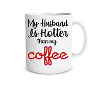 Taza De Café Mi Marido Es Más Atractivo Resistente Taza Te Divertido Taza De Porcelana Para Espresso Decorar Leche