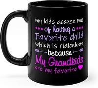 Taza De Café Mis Nietos Son Para La Abuela Divertido Taza Cerámica Resistente Mug Coffee Para Recuerdos Espresso Té