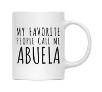 Taza De Café Mis personas favoritas me llaman Abuela Familia Taza De | Regalo Jubilación 2 unidades-330ml Reutilizable Tazas Encantador Tazas Desayuno Madre Recuerdos