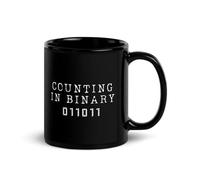 Taza de café negra de cerámica de 325 ml, divertida, hexadecimal, polinomial, cálculos decimales, amante de la estrella de bytes humorísticos