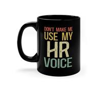Taza De Café No Me Hagas Usar Mi Voz De Rr.Hh., Recursos Humanos Diseño Taza Personalizada Mug Coffee Para Té Espresso Recuerdos