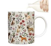 Taza de café o té con bulldog francés, ilustración, cerámica apta para lavavajillas, mango elegante, tapa a prueba de fugas, taza de viaje para bebidas calientes, frío o cerveza, Mor