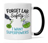 Taza De Café Oubliez Les Superpouvoirs De Sécurité En Laboratoire, Passionné De Sciences Elegancia Taza Café Divertido Tazas De Desayuno Para Decorar Leche Té