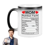 Taza de café para el día de la madre con impresión de cartas, novedad que cambia de color para cumpleaños, Acción de Gracias, ocasiones especiales | Regalo para los más increíbles del mundo, einziga