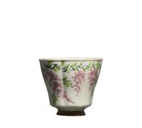 Taza de café para restaurantes Taza de té china Taza de café de viaje Taza de té pintada a mano Cerámica Underglaseado Color Home Ladies Single Cup Taza de té china Taza de café para bebidas calientes