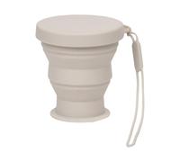 Taza de café plegable, taza plegable de silicona de 200 ml, diseño ligero, suministros de hidratación con aislamiento térmico para beber caliente o frío