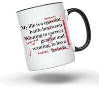 Taza De Café Profesor de gramática y educador de inglés Taza De Regalo San | Valentín 2 Unidades Divertido Taza Personalizada Encantador Taza Gamers Uso Empresarial