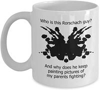 Taza De Café Psychologie Qui Est Ce Rorschach ? Le Psychologue Idéal Personalizada Taza De Café De Cerámica Elegancia Tazas De Desayuno Para Té Leche Oficina