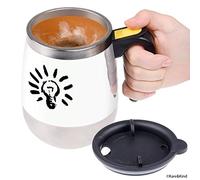Taza de Café que se Agita Automáticamente - Sirve para revolver café, té, chocolate caliente, leche, el batido de proteínas, caldo, etc. - Ideal para oficina, escuela, gimnasio, hogar - 400 ml/13,5 oz