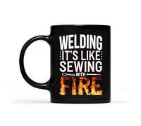 Taza De Café Souder, C'Est Comme Coudre Avec Le Feu - Métallier-Soudeur Personalizada Taza Café Colorido Tazas De Desayuno Para Decorar Espresso Té
