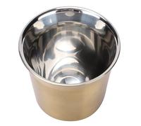 Taza De Café, Taza De Leche, Acero Inoxidable Compacto De Doble Capa Con Aislamiento Térmico Para Cafetería, Oficina Para Bebidas De Cerveza Fría Con Leche(Titanio)