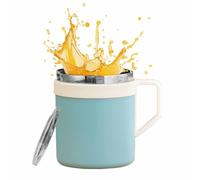 Taza de café - Taza de viaje de acero inoxidable a prueba de fugas, vaso aislado con tapa segura y fácil agarre, diseño de sorber sin esfuerzo, ideal para el hogar, trabajo, cocina, bar, Navidad