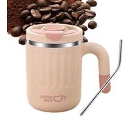 Taza de café Thermique - Taza de Voyage Isotherme 480 ml | Bouteille d'Eau avec Poignée et Couvercle | Réutilisable pour Boissons Chaudes ou Froides, Café, Thé, Bureau, Voiture, Camping, Étanch