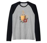 Taza de café Tradicional con diseño de Tatuaje Retro Camiseta Manga Raglan