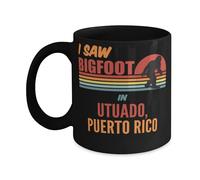 Taza De Café Vi A Bigfoot En Utuado, Puerto Rico. Taza Regalo 330Ml | Taza de té Cerámica Con Asa Mug para Home Parejas Bistrot