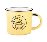 Taza de café vintage | Taza de cerámica para regalar | 400 ml | Buenos días