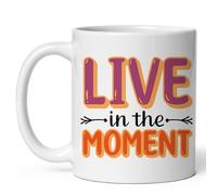 Taza De Café Vivre L'Instant Présent Resistente Taza De Café De Cerámica Elegancia Taza De Porcelana Para Espresso Decorar Amiga