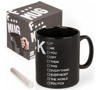 Taza de café XL Taza de café Taza de té Taza gigante para cocina Oficina, aprox. 885 ml 12.5x11cm, Idea de regalo (F... Mug)